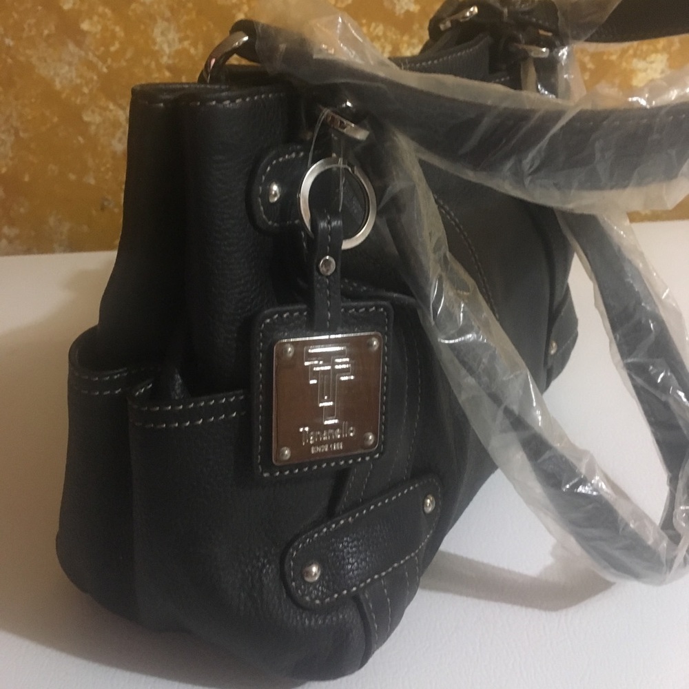 Brand new black Tignanello shoulder pocket book!